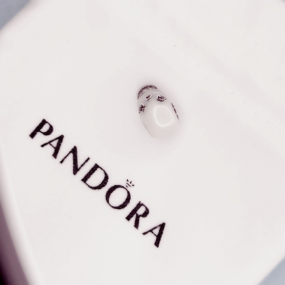 Sterling Silver Pandora Style Glow in Dark Skull Halloween Charm - Picture 4 of 9